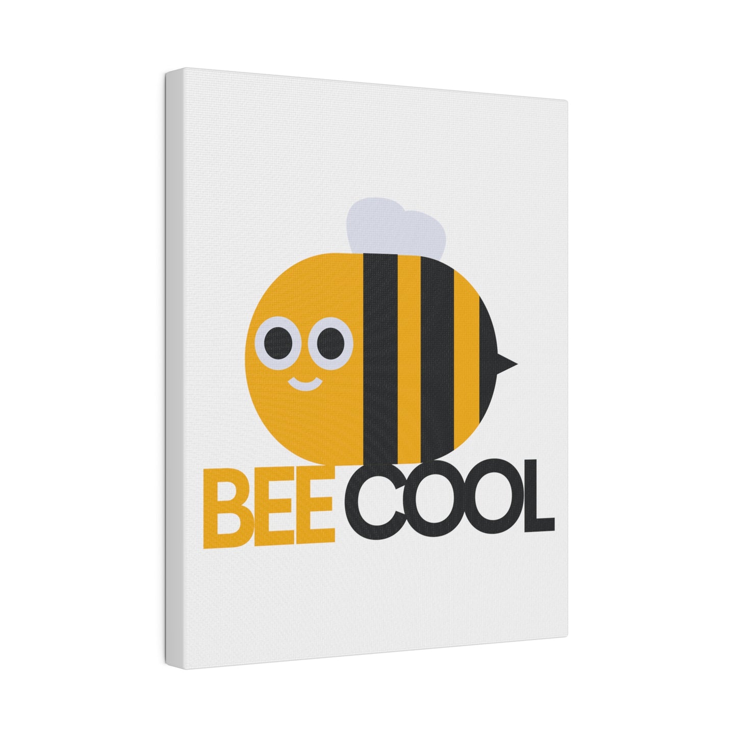 Bee Cool Matte Canvas, Stretched, 0.75"