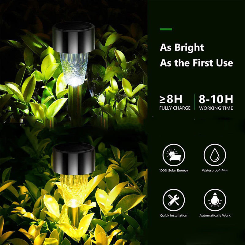 Stainless Steel Solar Outdoor Garden Lawn Light