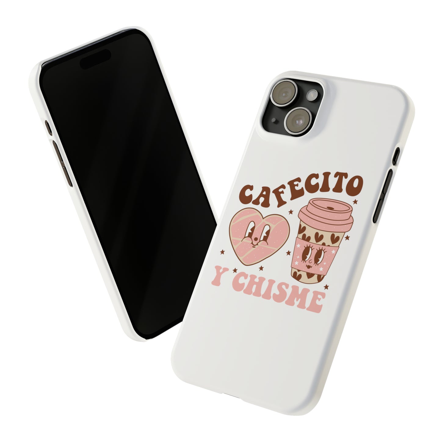 Cafecito Slim Phone Cases Spanish