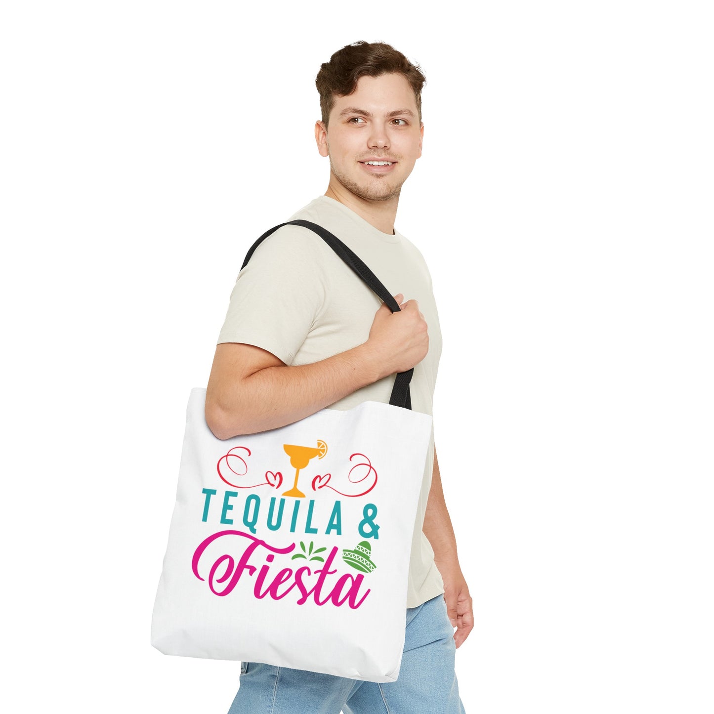 Tequila & Fiesta Tote Bag (AOP) Spanish