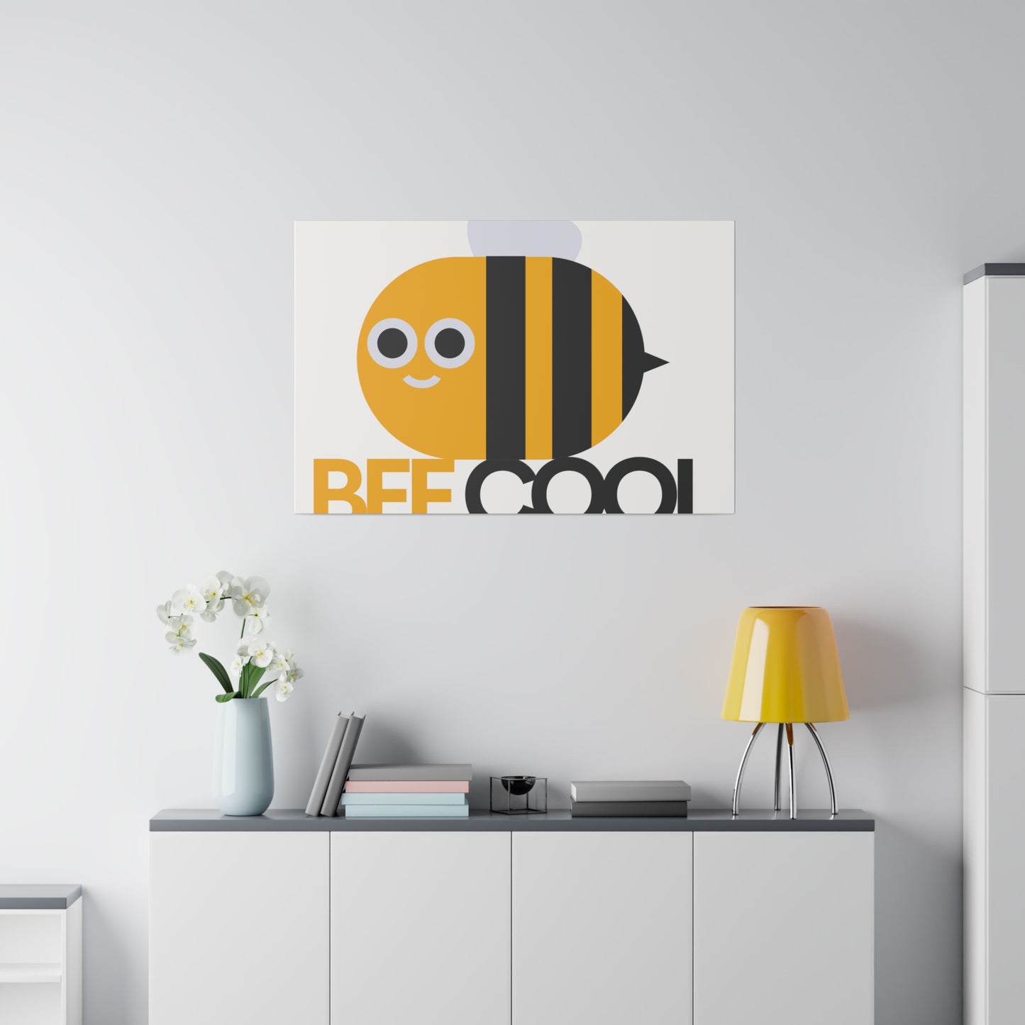 Bee Cool Matte Canvas, Stretched, 0.75"