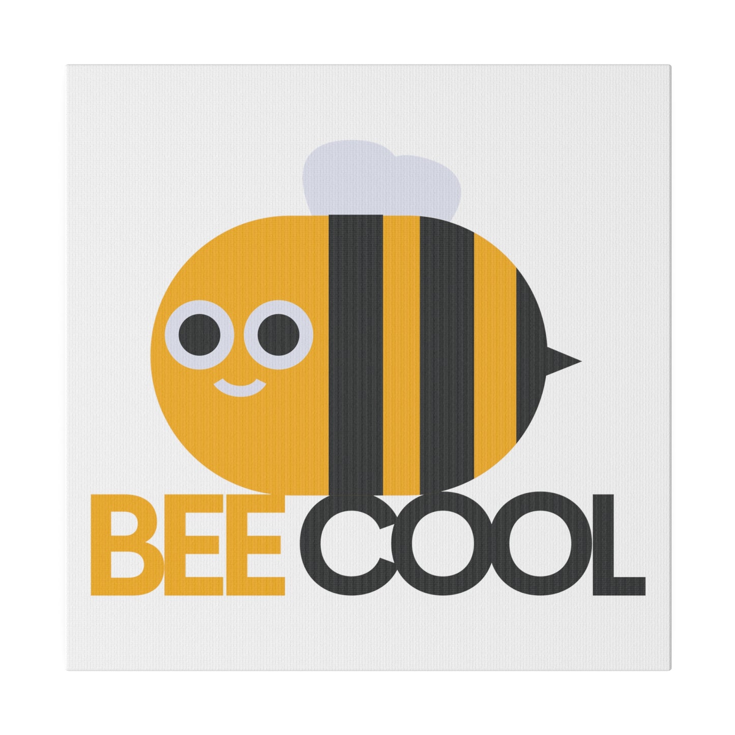 Bee Cool Matte Canvas, Stretched, 0.75"