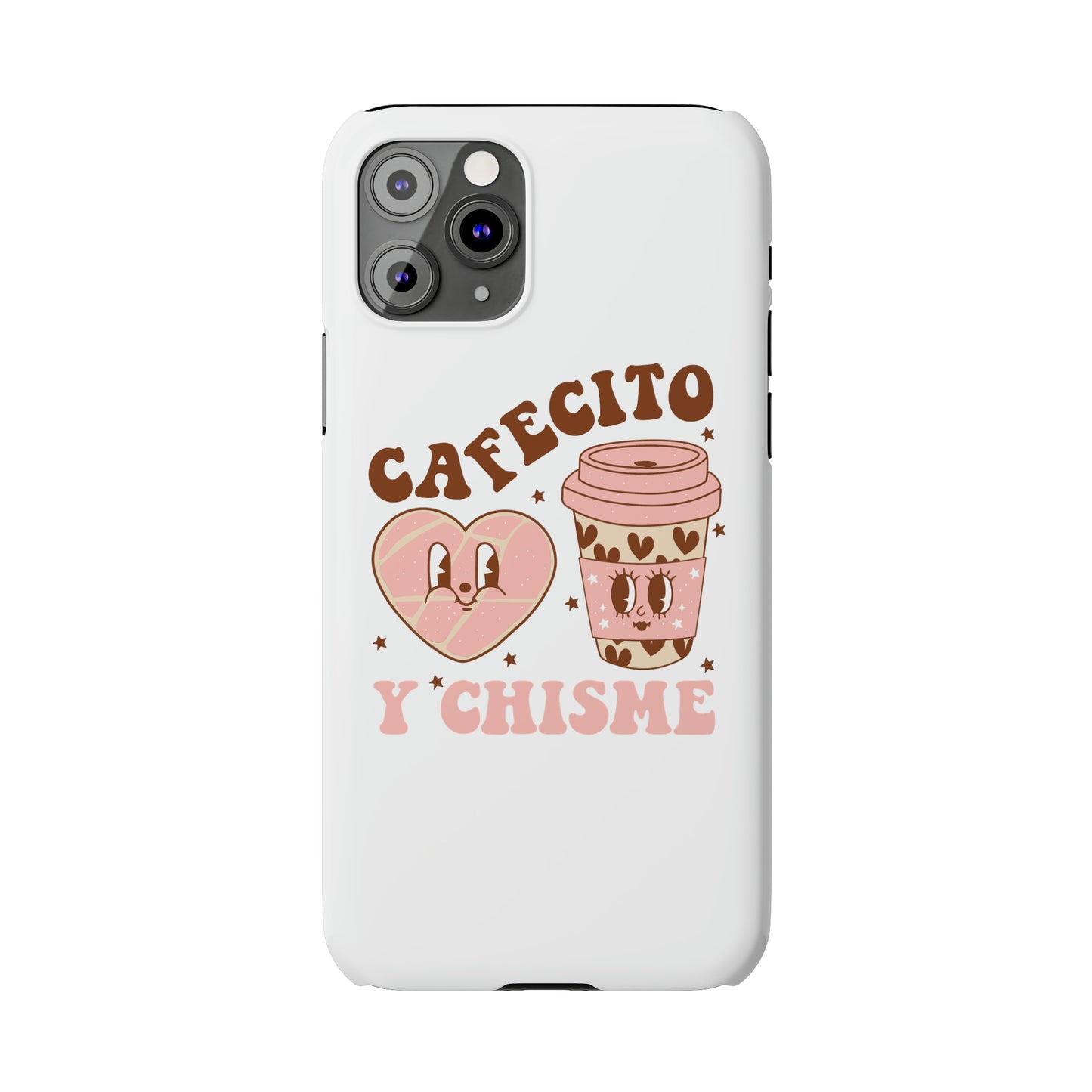 Cafecito Slim Phone Cases Spanish