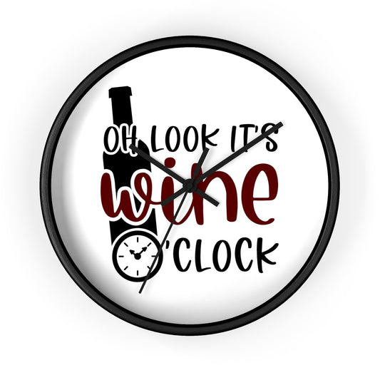 Wine O'Clock Wall Clock