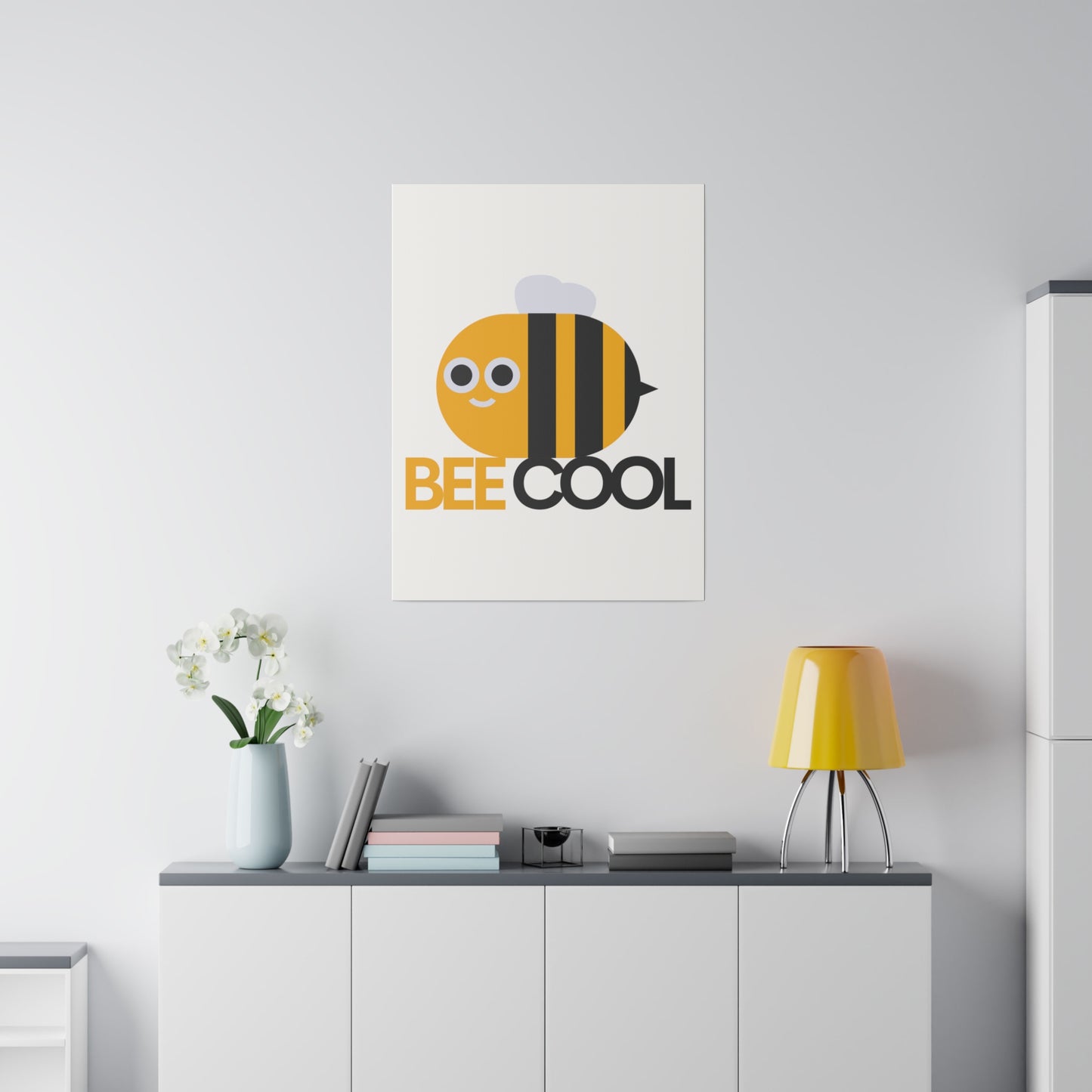 Bee Cool Matte Canvas, Stretched, 0.75"