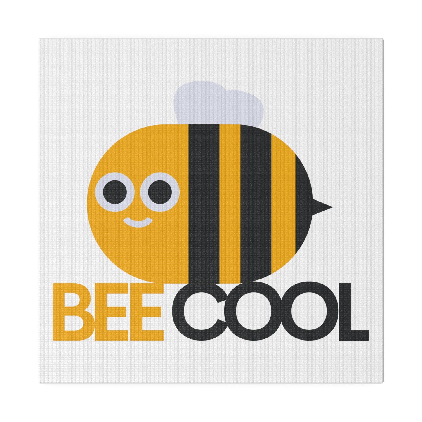 Bee Cool Matte Canvas, Stretched, 0.75"