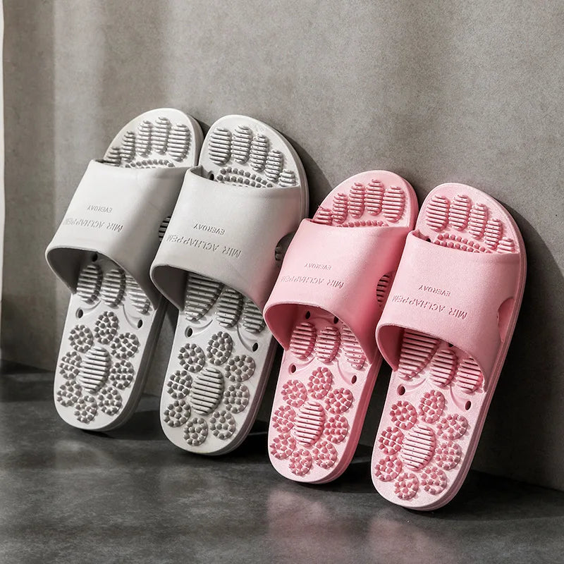 Women Men Massage Home Slippers Couple Shoes Summer Sandals House Soft Non Slip Wear Resistant Slides Indoor Bathroom Flip Flops