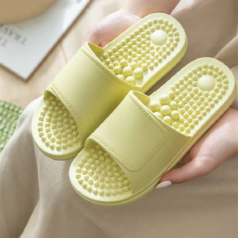 Women Men Massage Home Slippers Couple Shoes Summer Sandals House Soft Non Slip Wear Resistant Slides Indoor Bathroom Flip Flops