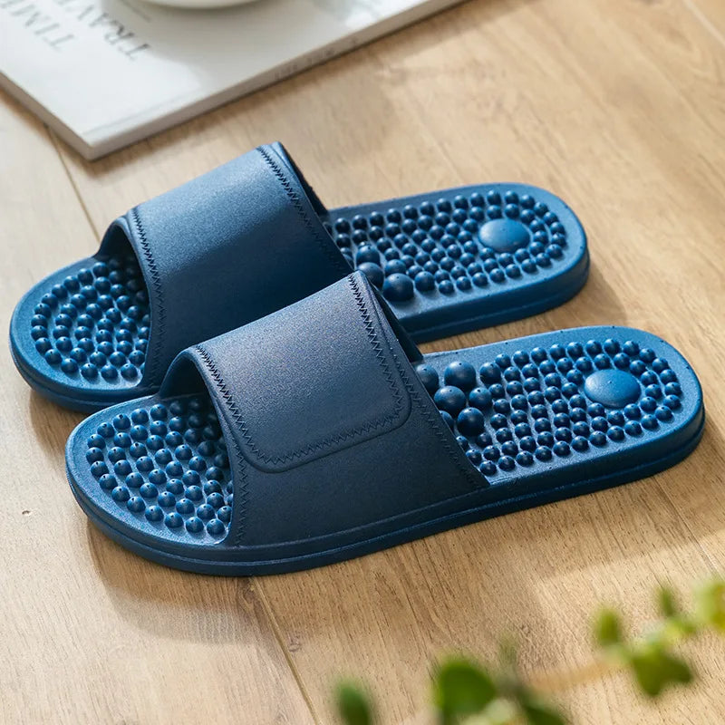 Women Men Massage Home Slippers Couple Shoes Summer Sandals House Soft Non Slip Wear Resistant Slides Indoor Bathroom Flip Flops