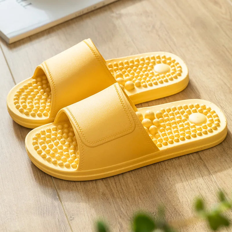 Women Men Massage Home Slippers Couple Shoes Summer Sandals House Soft Non Slip Wear Resistant Slides Indoor Bathroom Flip Flops