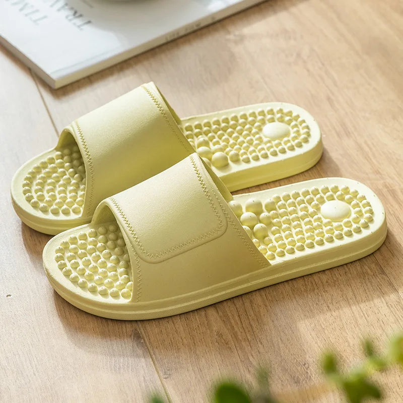 Women Men Massage Home Slippers Couple Shoes Summer Sandals House Soft Non Slip Wear Resistant Slides Indoor Bathroom Flip Flops