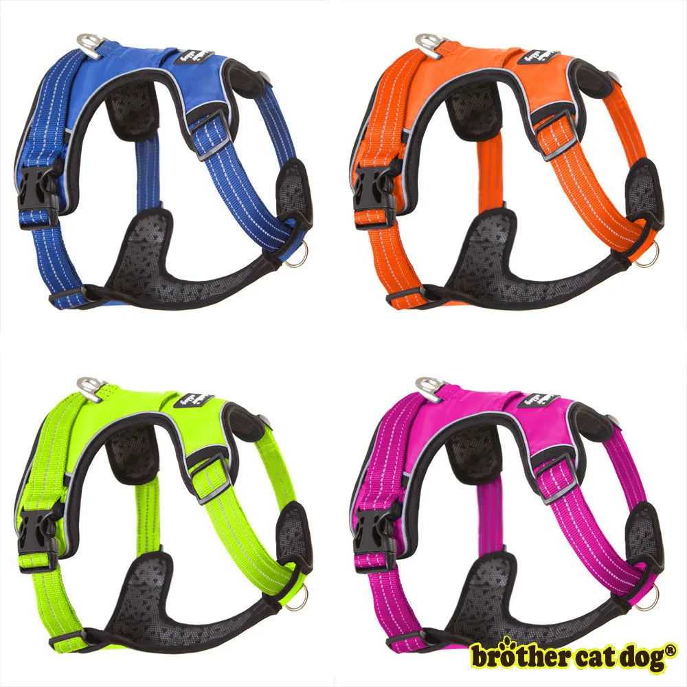 Reflective Pet Dog Harness Accessories Dogs Training Vest for Pet Big Dogs Adjustable Outdoor Harness Service Dog Ves Padded New