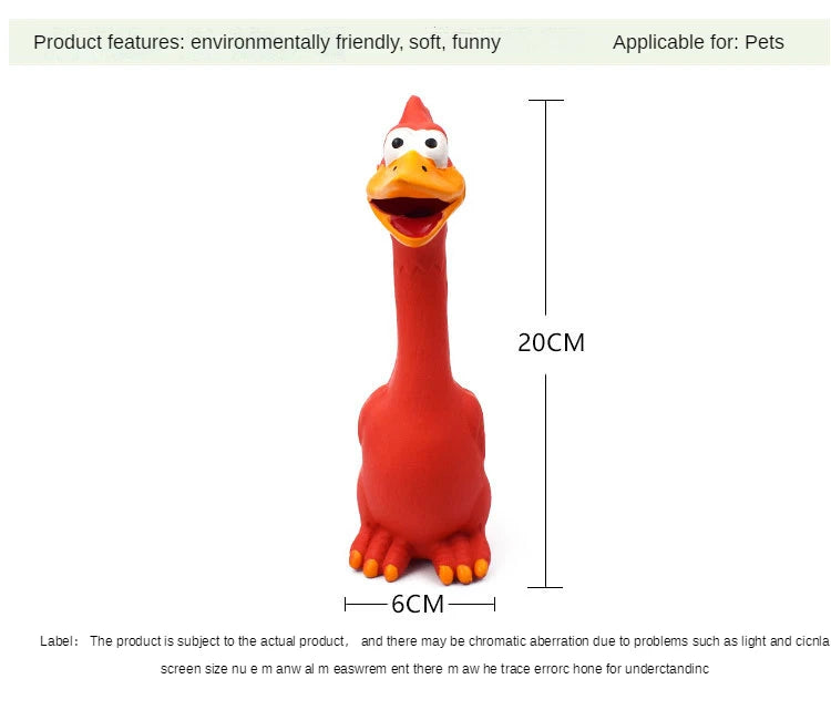 Pets Dog Toys Screaming Chicken Sound Toy Puppy Bite Resistant Chew Toy Interactive Squeaky Dog Toy Puppy Dog Accessories