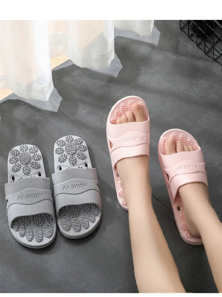 Women Men Massage Home Slippers Couple Shoes Summer Sandals House Soft Non Slip Wear Resistant Slides Indoor Bathroom Flip Flops