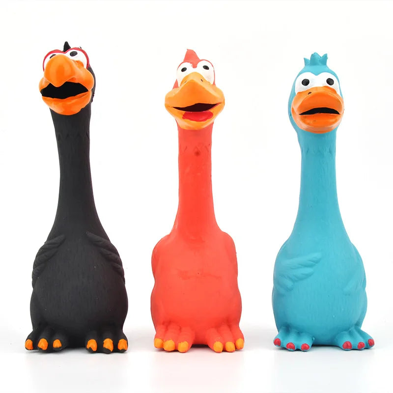 Pets Dog Toys Screaming Chicken Sound Toy Puppy Bite Resistant Chew Toy Interactive Squeaky Dog Toy Puppy Dog Accessories