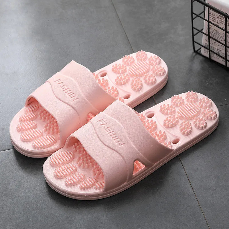 Women Men Massage Home Slippers Couple Shoes Summer Sandals House Soft Non Slip Wear Resistant Slides Indoor Bathroom Flip Flops