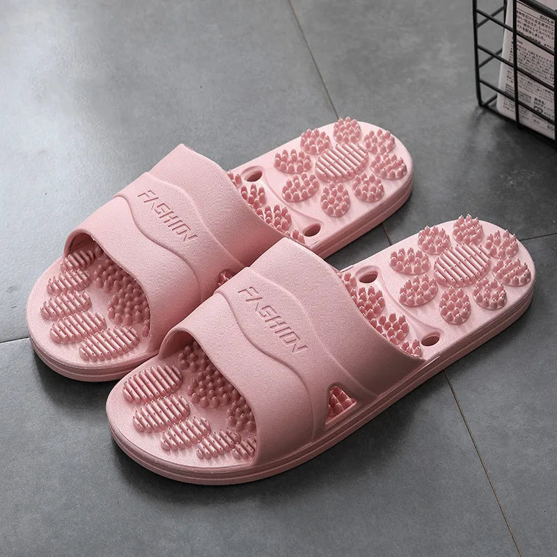 Women Men Massage Home Slippers Couple Shoes Summer Sandals House Soft Non Slip Wear Resistant Slides Indoor Bathroom Flip Flops