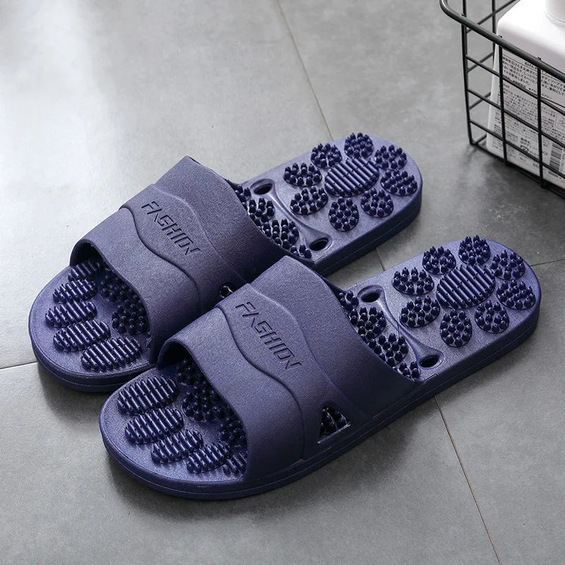 Women Men Massage Home Slippers Couple Shoes Summer Sandals House Soft Non Slip Wear Resistant Slides Indoor Bathroom Flip Flops