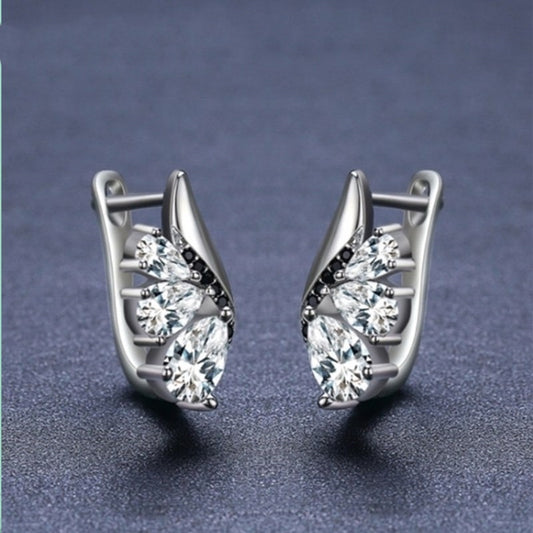 Classic Wings Shape Women's Drop-shaped Zircon