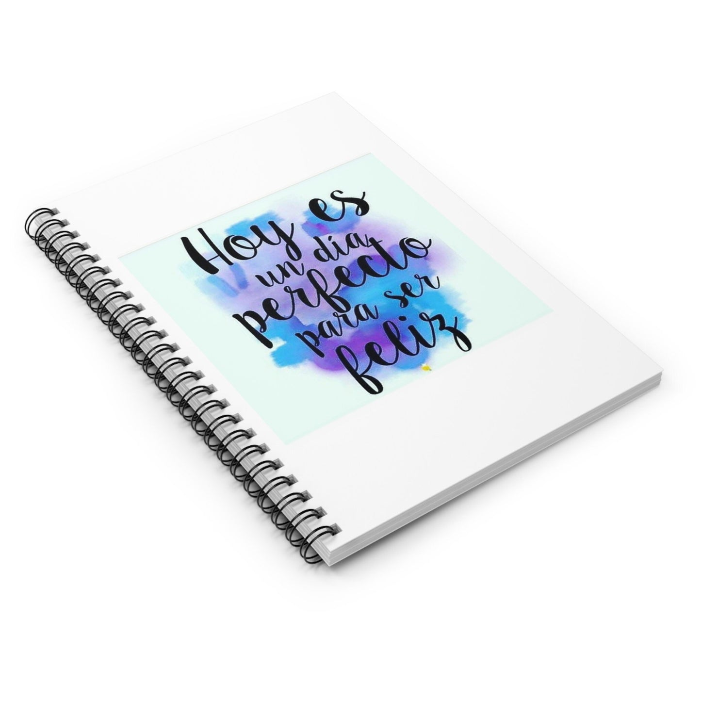 Perfect Day Spiral Notebook - Ruled Line Spanish